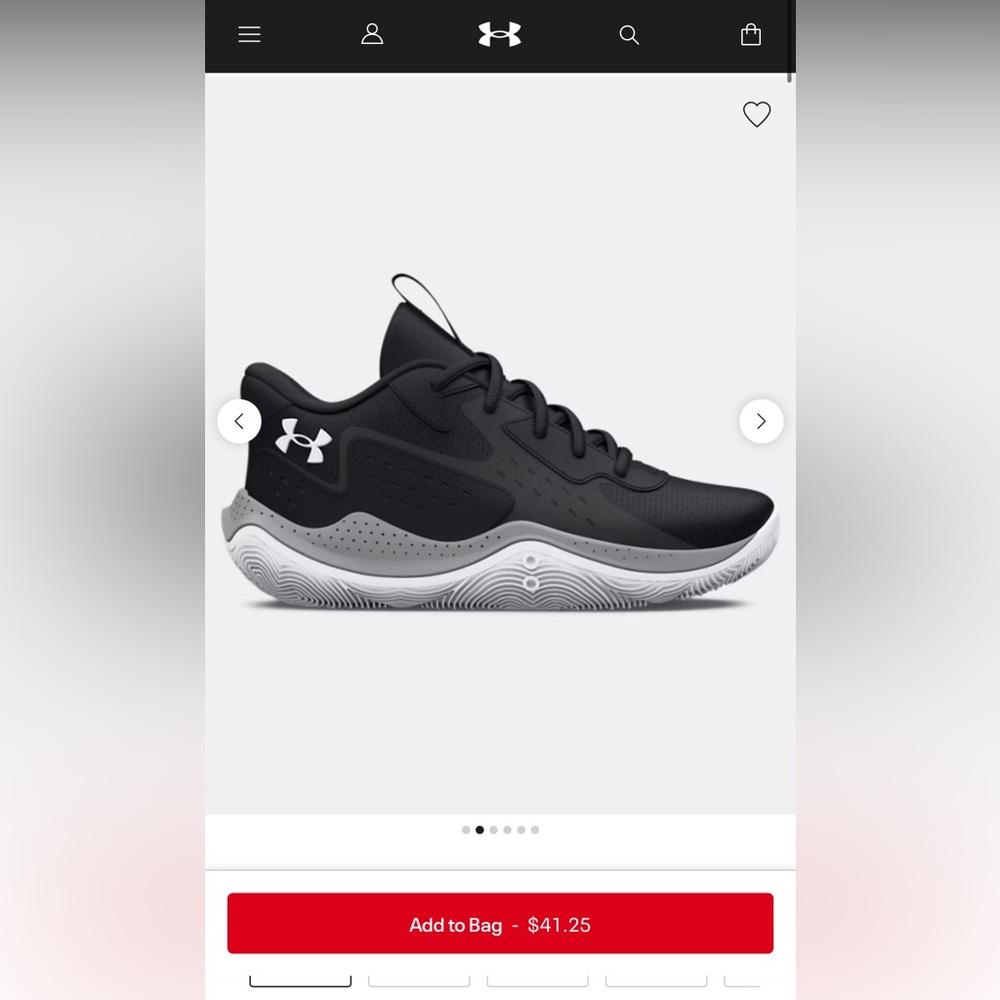 Brand new kids size 12K Under Armour basketball shoes.